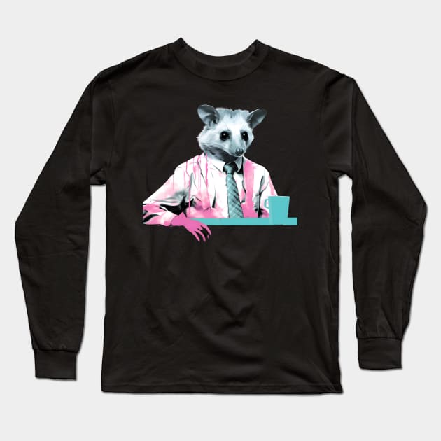 possum lovers Long Sleeve T-Shirt by vaporgraphic